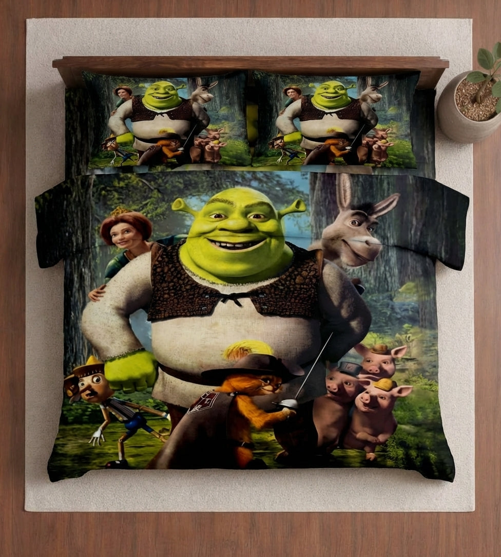Cherry Kidz Hulk Themed Bedsheet Set